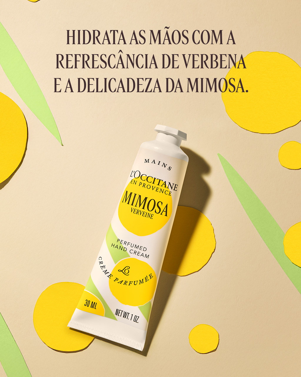 Creme para as Mãos Verbena Mimosa 30mL | L'Occitane en Provence